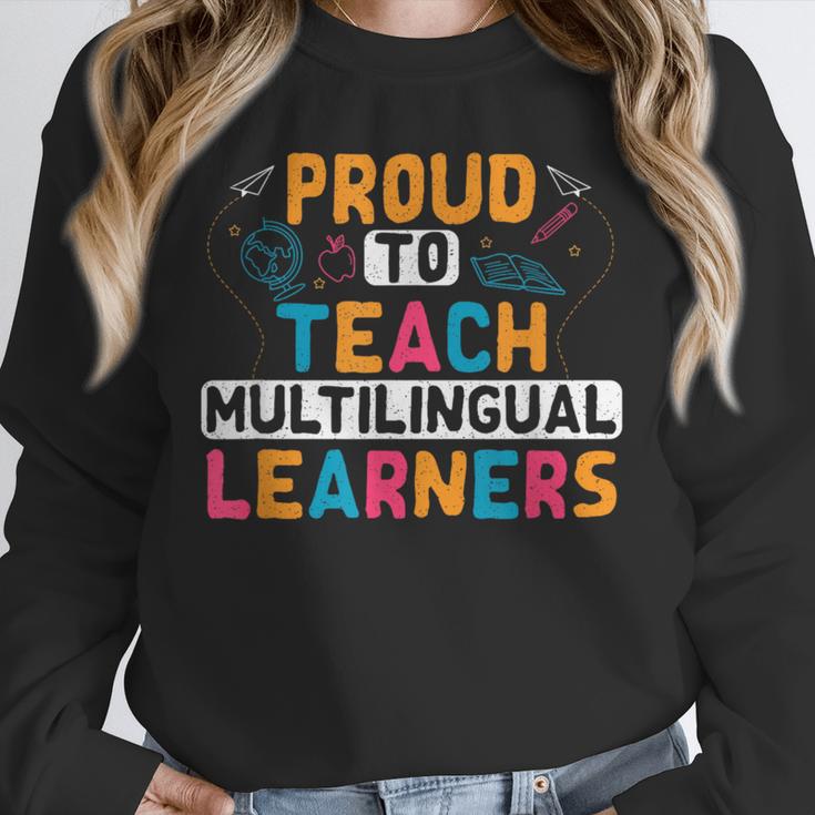 Multilingual Teacher Linguist Language ESL Teaching Unisex Sweatshirt, novelty gifts, funny gifts