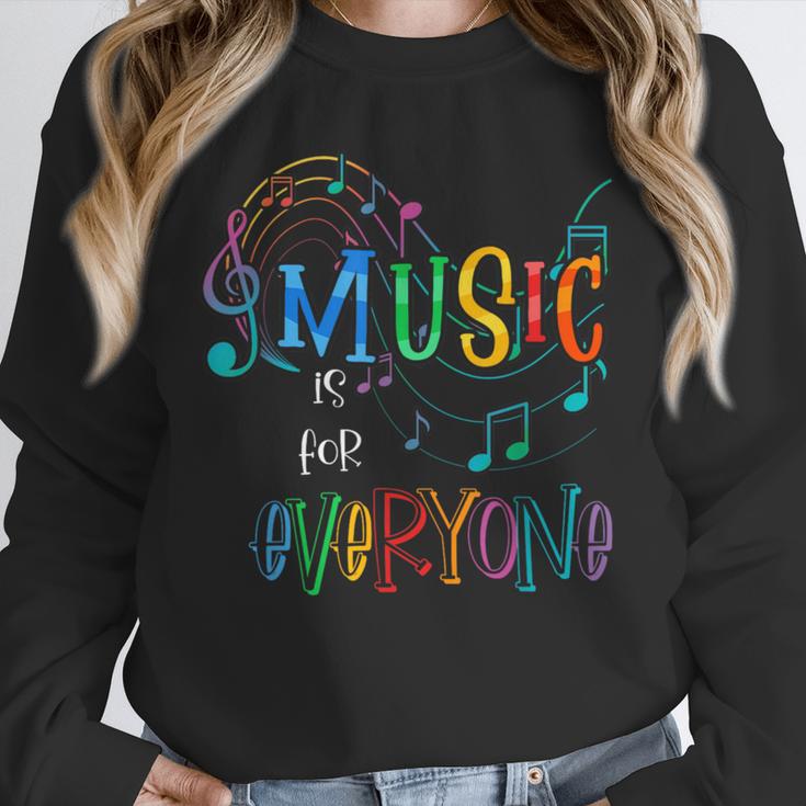 Music Is For Everyone Love For Music Teachers Unisex Sweatshirt, novelty gifts, funny gifts Music Is For Everyone Love For Music Teachers Unisex Sweatshirt, novelty gifts, funny gifts