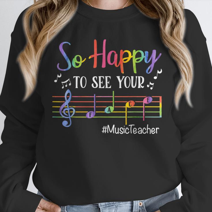 Music Teacher So Happy To See Your Face Back To School Unisex Sweatshirt, novelty gifts, funny gifts Music Teacher So Happy To See Your Face Back To School Unisex Sweatshirt, novelty gifts, funny gifts