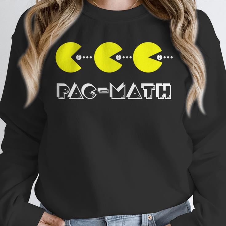 Nerdy Pac-Math Nom Retro Game Precalculus Math Teacher Unisex Sweatshirt, novelty gifts, funny gifts Nerdy Pac-Math Nom Retro Game Precalculus Math Teacher Unisex Sweatshirt, novelty gifts, funny gifts