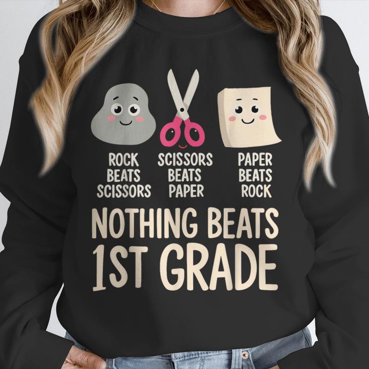 Nothing Beats 1st Grade Back To School Kids Teachers Unisex Sweatshirt, novelty gifts, funny gifts Nothing Beats 1st Grade Back To School Kids Teachers Unisex Sweatshirt, novelty gifts, funny gifts