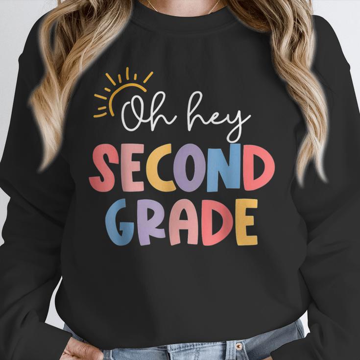 Oh Hey Second Grade First Day Of Teacher Girls Boys Kids Unisex Sweatshirt, novelty gifts, funny gifts