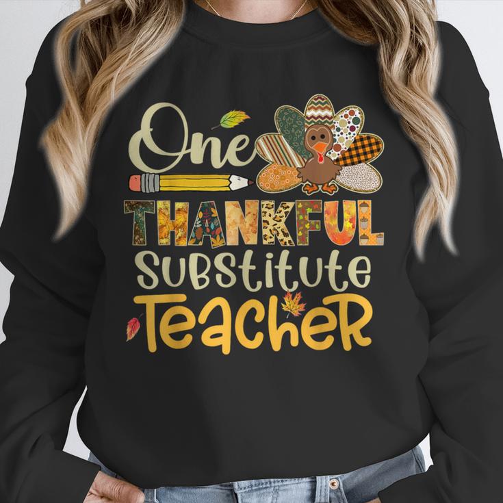 One Thankful Substitute Teacher Turkey Leopard Thanksgiving For Men Women Unisex Sweatshirt, novelty gifts, funny gifts One Thankful Substitute Teacher Turkey Leopard Thanksgiving For Men Women Unisex Sweatshirt, novelty gifts, funny gifts