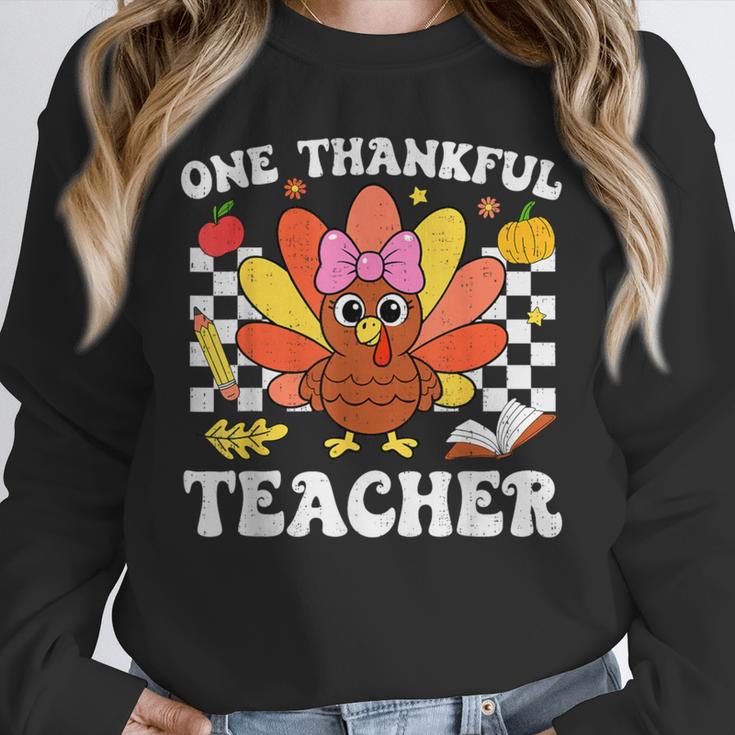One Thankful Teacher Turkey Thanksgiving Teaching Unisex Sweatshirt, novelty gifts, funny gifts One Thankful Teacher Turkey Thanksgiving Teaching Unisex Sweatshirt, novelty gifts, funny gifts