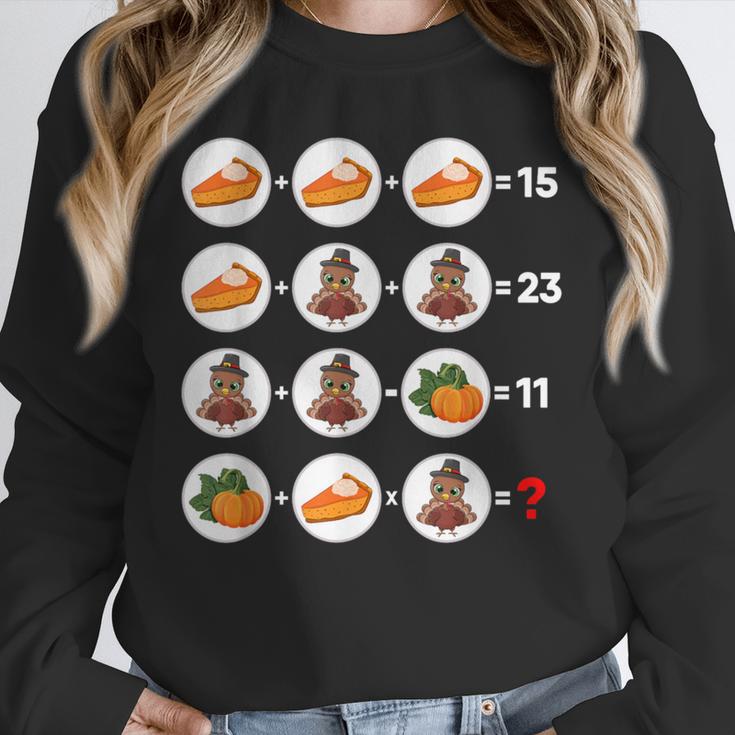 Order Of Operations Math Quiz Game Teacher Thanksgiving Unisex Sweatshirt, novelty gifts, funny gifts