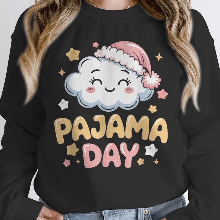 Pajama Day School Spirit Week Fun Cloud Teacher Unisex Sweatshirt, novelty gifts, funny gifts