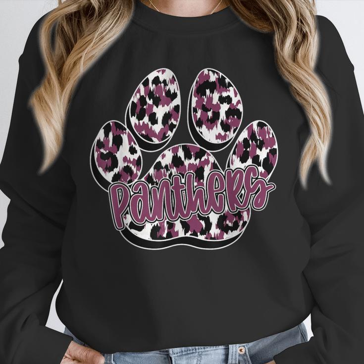 Panthers Paw Print Leopard Maroon Panther Pride Teacher Unisex Sweatshirt, novelty gifts, funny gifts Panthers Paw Print Leopard Maroon Panther Pride Teacher Unisex Sweatshirt, novelty gifts, funny gifts