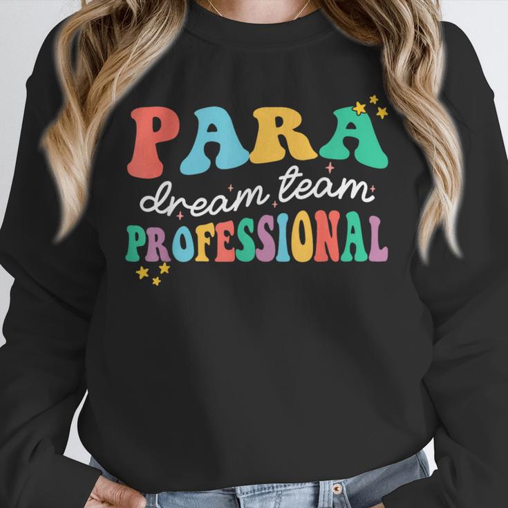 Para Paraprofessional Dream Crew Team Back To School Teacher Unisex Sweatshirt, novelty gifts, funny gifts Para Paraprofessional Dream Crew Team Back To School Teacher Unisex Sweatshirt, novelty gifts, funny gifts