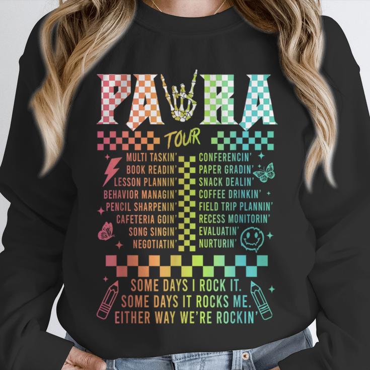 Para Tour Paraprofessional Squad Rock Teacher Back To School Unisex Sweatshirt, novelty gifts, funny gifts Para Tour Paraprofessional Squad Rock Teacher Back To School Unisex Sweatshirt, novelty gifts, funny gifts