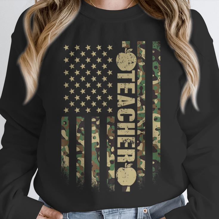 Patriotic Teacher American Flag Camouflage 4th Of July Camo Unisex Sweatshirt, novelty gifts, funny gifts Patriotic Teacher American Flag Camouflage 4th Of July Camo Unisex Sweatshirt, novelty gifts, funny gifts