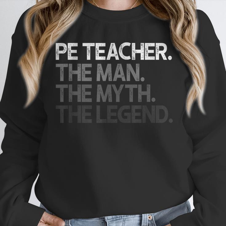 PE Teacher The Man Myth Legend Unisex Sweatshirt, novelty gifts, funny gifts PE Teacher The Man Myth Legend Unisex Sweatshirt, novelty gifts, funny gifts