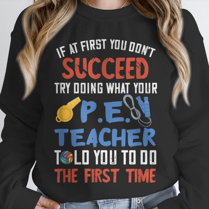 PE Teacher Succeed Sport Teacher School Fitness Gym Class Men Women Unisex Sweatshirt, novelty gifts, funny gifts PE Teacher Succeed Sport Teacher School Fitness Gym Class Men Women Unisex Sweatshirt, novelty gifts, funny gifts