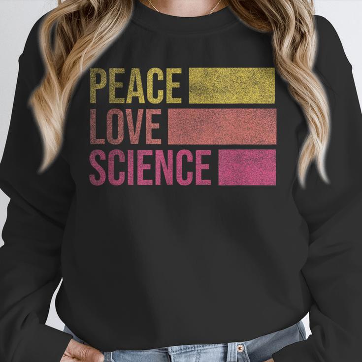 Peace Love Science Lovers Math Chemistry Teacher Unisex Sweatshirt, novelty gifts, funny gifts Peace Love Science Lovers Math Chemistry Teacher Unisex Sweatshirt, novelty gifts, funny gifts
