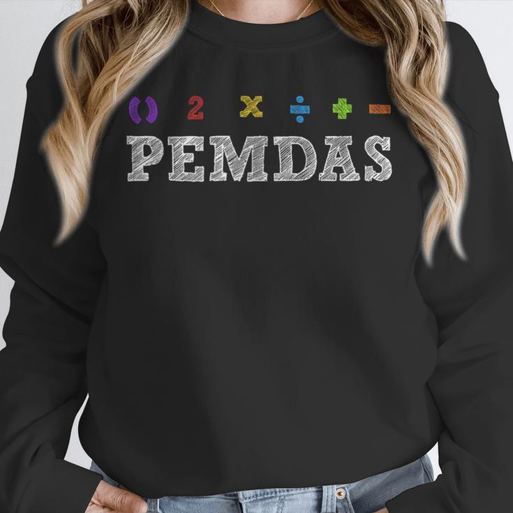 PEMDAS Please Excuse My Dear Aunt Sally Math Rules Teacher Unisex Sweatshirt, novelty gifts, funny gifts PEMDAS Please Excuse My Dear Aunt Sally Math Rules Teacher Unisex Sweatshirt, novelty gifts, funny gifts