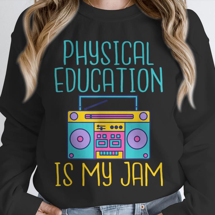 Physical Education Is My Jam PE Teacher Unisex Sweatshirt, novelty gifts, funny gifts Physical Education Is My Jam PE Teacher Unisex Sweatshirt, novelty gifts, funny gifts