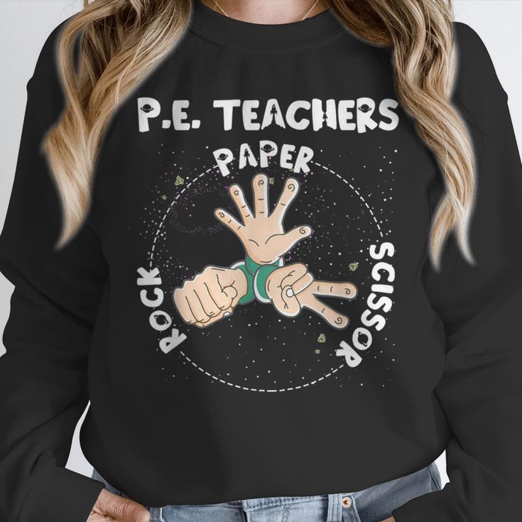 Physical Education PE Teacher Rock Paper Scissor Unisex Sweatshirt, novelty gifts, funny gifts Physical Education PE Teacher Rock Paper Scissor Unisex Sweatshirt, novelty gifts, funny gifts