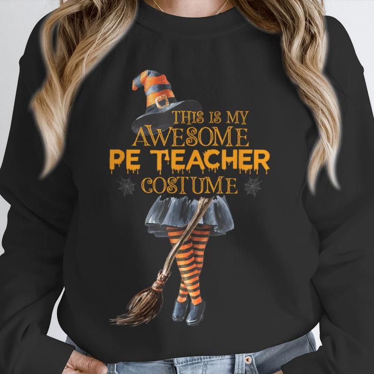 Physical Education Teacher Halloween Costume Witchy Teacher For Men Women Unisex Sweatshirt, novelty gifts, funny gifts