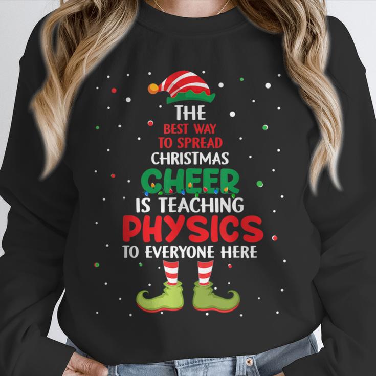 Physics Teacher Christmas Elf Christmas Cheer Unisex Sweatshirt, novelty gifts, funny gifts Physics Teacher Christmas Elf Christmas Cheer Unisex Sweatshirt, novelty gifts, funny gifts