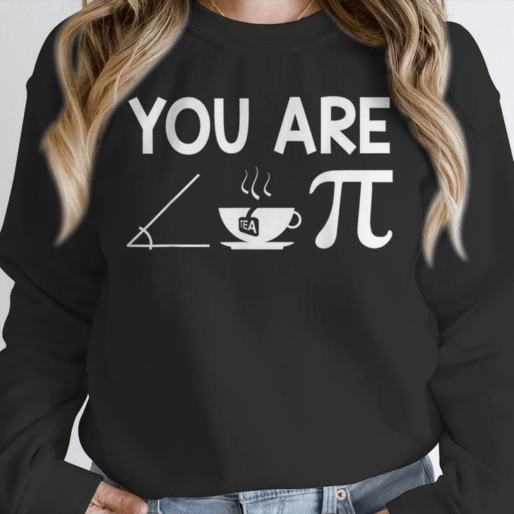 Pi Day Shirt Women Teacher 2022 Math Cutie Pie Acute Tea Pie Unisex Sweatshirt, novelty gifts, funny gifts