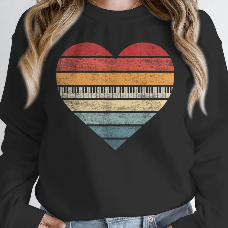 Pianist Retro Sunset Piano Keyboard Player Teacher Unisex Sweatshirt, novelty gifts, funny gifts Pianist Retro Sunset Piano Keyboard Player Teacher Unisex Sweatshirt, novelty gifts, funny gifts