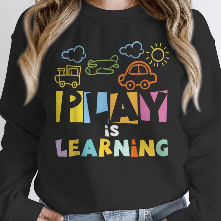 Play Is Learning Design T Designs For Teachers Preschool Unisex Sweatshirt, novelty gifts, funny gifts Play Is Learning Design T Designs For Teachers Preschool Unisex Sweatshirt, novelty gifts, funny gifts