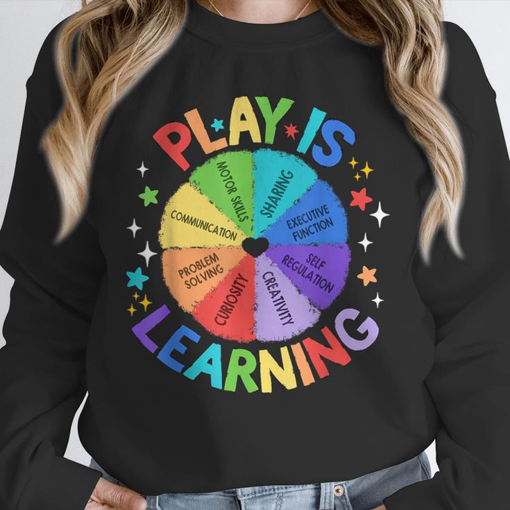 Play Is Learning Teacher Kindergarten For Men Women Kids Unisex Sweatshirt, novelty gifts, funny gifts Play Is Learning Teacher Kindergarten For Men Women Kids Unisex Sweatshirt, novelty gifts, funny gifts