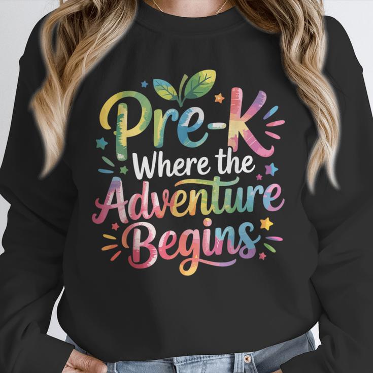 Pre-K Where The Adventure Begins Preschool Teachers Students Unisex Sweatshirt, novelty gifts, funny gifts Pre-K Where The Adventure Begins Preschool Teachers Students Unisex Sweatshirt, novelty gifts, funny gifts