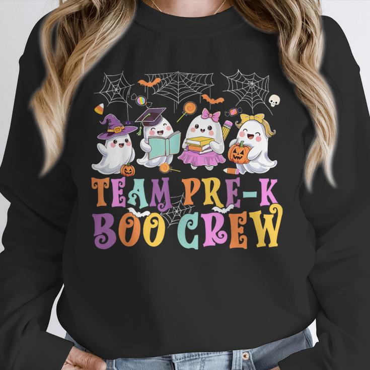 Pre-K Boo Crew Ghost Halloween Teacher Student Unisex Sweatshirt, novelty gifts, funny gifts Pre-K Boo Crew Ghost Halloween Teacher Student Unisex Sweatshirt, novelty gifts, funny gifts