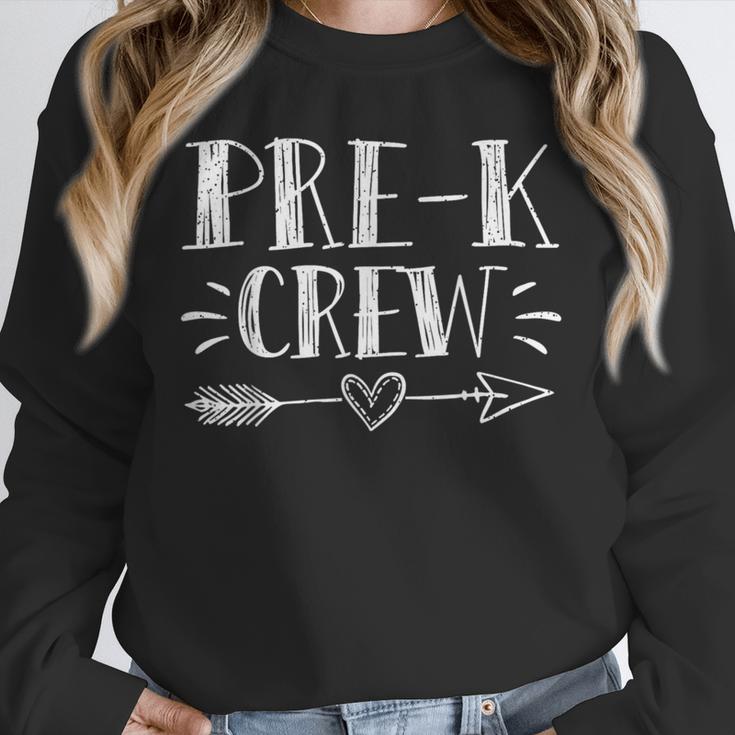 Pre-K Crew 1st Day Of School Pre-K Teacher Team Unisex Sweatshirt, novelty gifts, funny gifts Pre-K Crew 1st Day Of School Pre-K Teacher Team Unisex Sweatshirt, novelty gifts, funny gifts