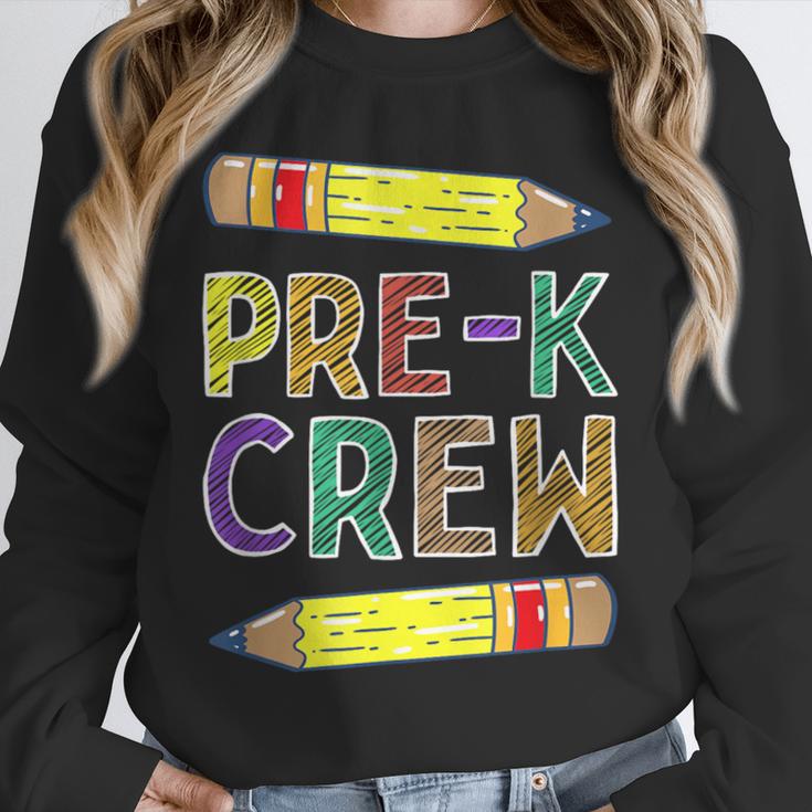 Pre-K Crew PreK Teachers Back To School Unisex Sweatshirt, novelty gifts, funny gifts Pre-K Crew PreK Teachers Back To School Unisex Sweatshirt, novelty gifts, funny gifts