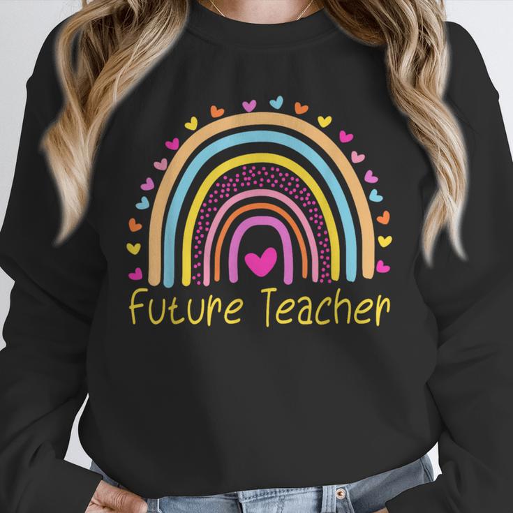 Pre-K Preschool Kindergarten Future Teacher Rainbow Unisex Sweatshirt, novelty gifts, funny gifts
