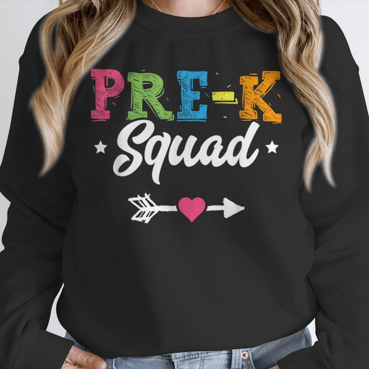 Pre-K Squad Teacher Student Kids Preschool Back To School Unisex Sweatshirt, novelty gifts, funny gifts