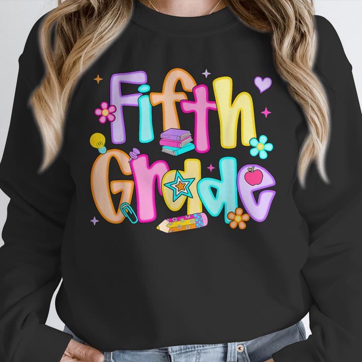Preppy Fifth Grade Back To School 5th Grade Teacher Girl Boy Unisex Sweatshirt, novelty gifts, funny gifts Preppy Fifth Grade Back To School 5th Grade Teacher Girl Boy Unisex Sweatshirt, novelty gifts, funny gifts