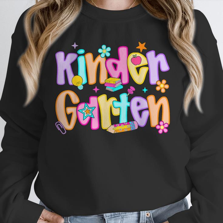 Preppy Kindergarten First Day Of School Teachers Girls Boys Unisex Sweatshirt, novelty gifts, funny gifts Preppy Kindergarten First Day Of School Teachers Girls Boys Unisex Sweatshirt, novelty gifts, funny gifts