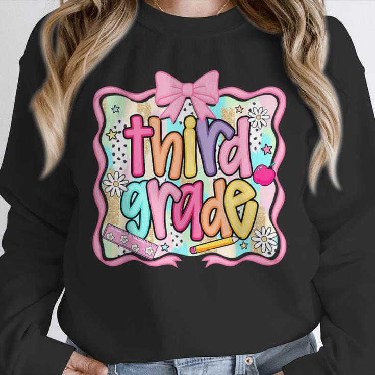 Preppy Third Grade Back To School Teacher Girl Kid Unisex Sweatshirt, novelty gifts, funny gifts Preppy Third Grade Back To School Teacher Girl Kid Unisex Sweatshirt, novelty gifts, funny gifts