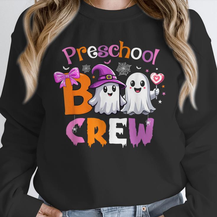 Preschool Boo Crew Preschool Halloween Costume Teacher Kid Unisex Sweatshirt, novelty gifts, funny gifts