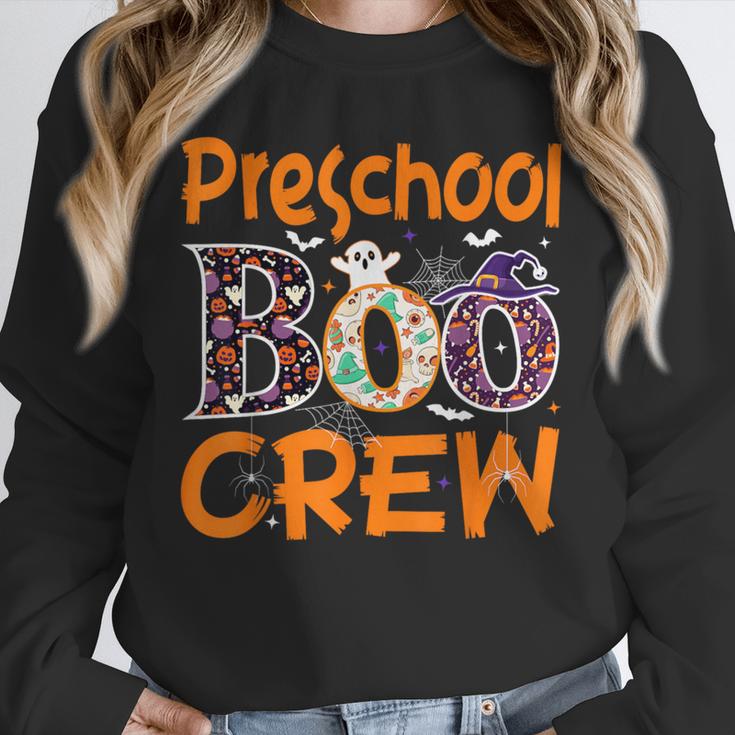 Preschool Boo Crew Preschool Halloween Teacher Unisex Sweatshirt, novelty gifts, funny gifts