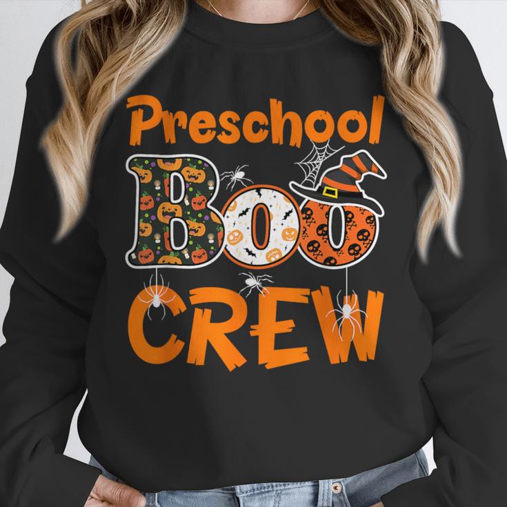 Preschool Boo Crew Halloween Teachers Students Costume Unisex Sweatshirt, novelty gifts, funny gifts