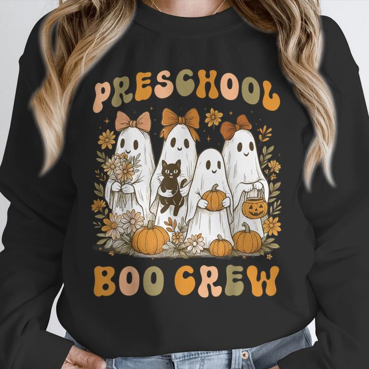 Preschool Boo Crew Teacher Kids Halloween Ghost Cat Pumpkin Unisex Sweatshirt, novelty gifts, funny gifts Preschool Boo Crew Teacher Kids Halloween Ghost Cat Pumpkin Unisex Sweatshirt, novelty gifts, funny gifts