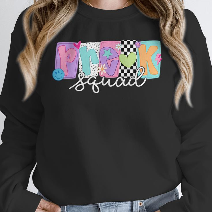 Preschool Squad Team Pre-K Crew Back To School Teacher Unisex Sweatshirt, novelty gifts, funny gifts Preschool Squad Team Pre-K Crew Back To School Teacher Unisex Sweatshirt, novelty gifts, funny gifts