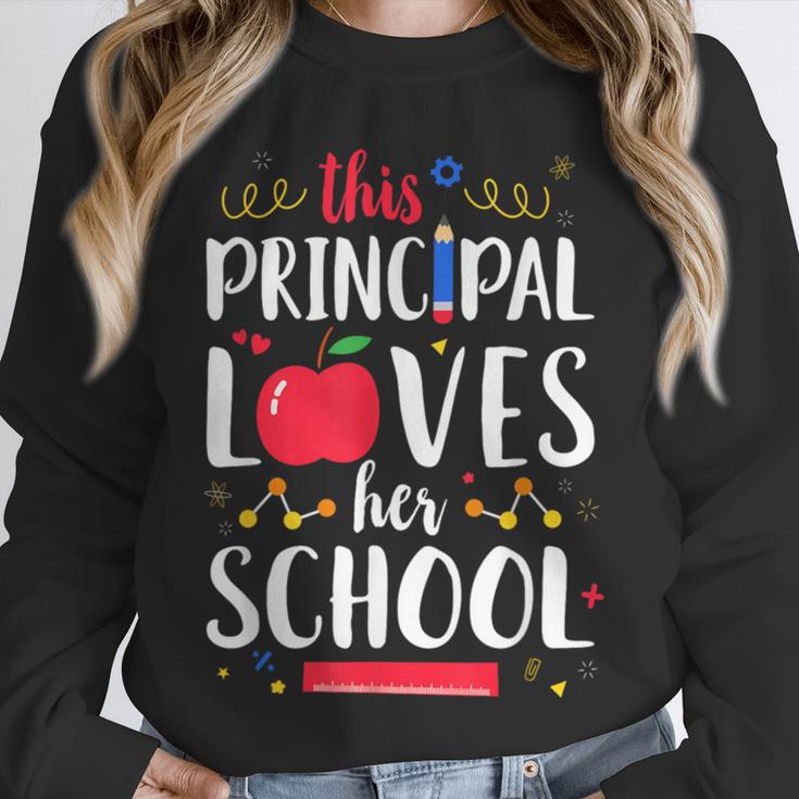 This Principal Loves Her School Teacher Appreciation Unisex Sweatshirt, novelty gifts, funny gifts This Principal Loves Her School Teacher Appreciation Unisex Sweatshirt, novelty gifts, funny gifts