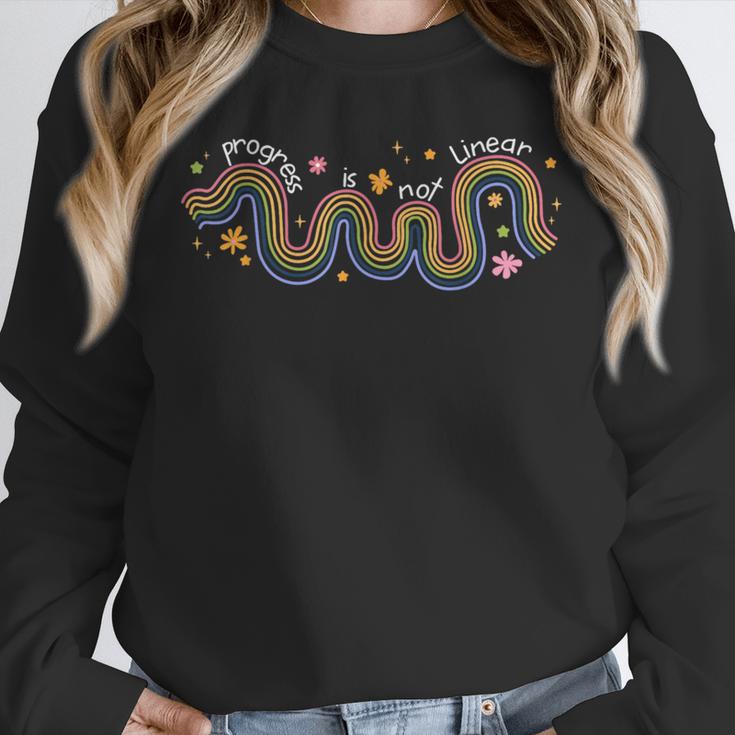 Progress Is Not Linear Sped Ed Special Education Teacher Unisex Sweatshirt, novelty gifts, funny gifts Progress Is Not Linear Sped Ed Special Education Teacher Unisex Sweatshirt, novelty gifts, funny gifts