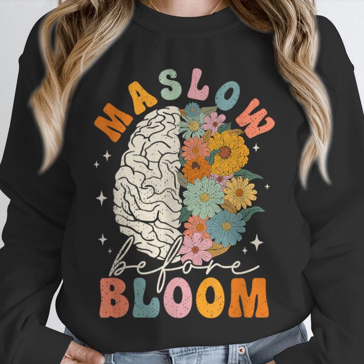 Psychologist Maslow Before Bloom Sped Teacher Classroom Unisex Sweatshirt, novelty gifts, funny gifts Psychologist Maslow Before Bloom Sped Teacher Classroom Unisex Sweatshirt, novelty gifts, funny gifts