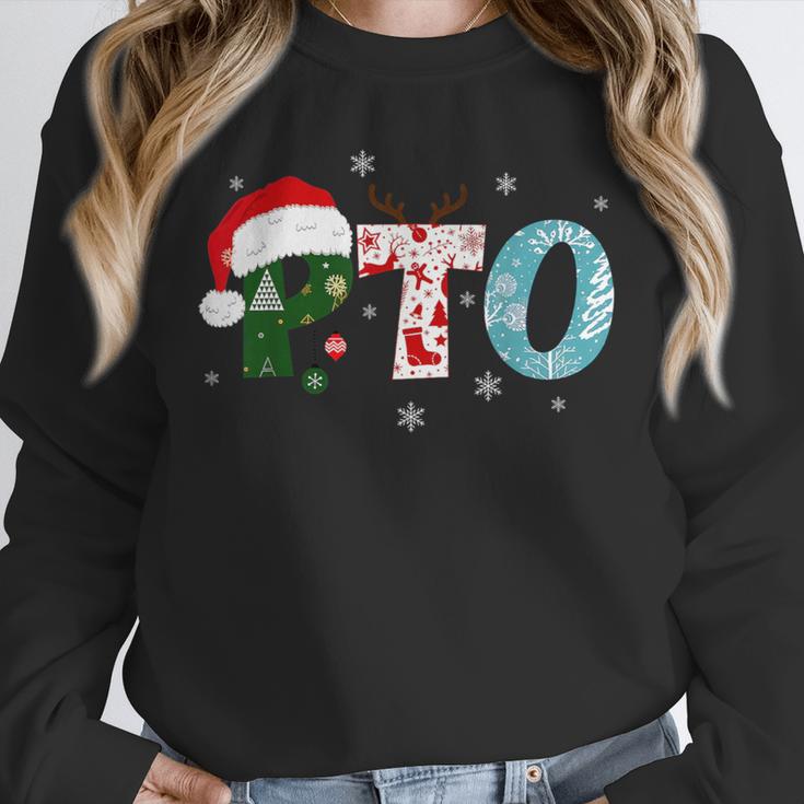 PTO Santa Hat Reindeer Parent Teacher Organization Christmas Unisex Sweatshirt, novelty gifts, funny gifts PTO Santa Hat Reindeer Parent Teacher Organization Christmas Unisex Sweatshirt, novelty gifts, funny gifts