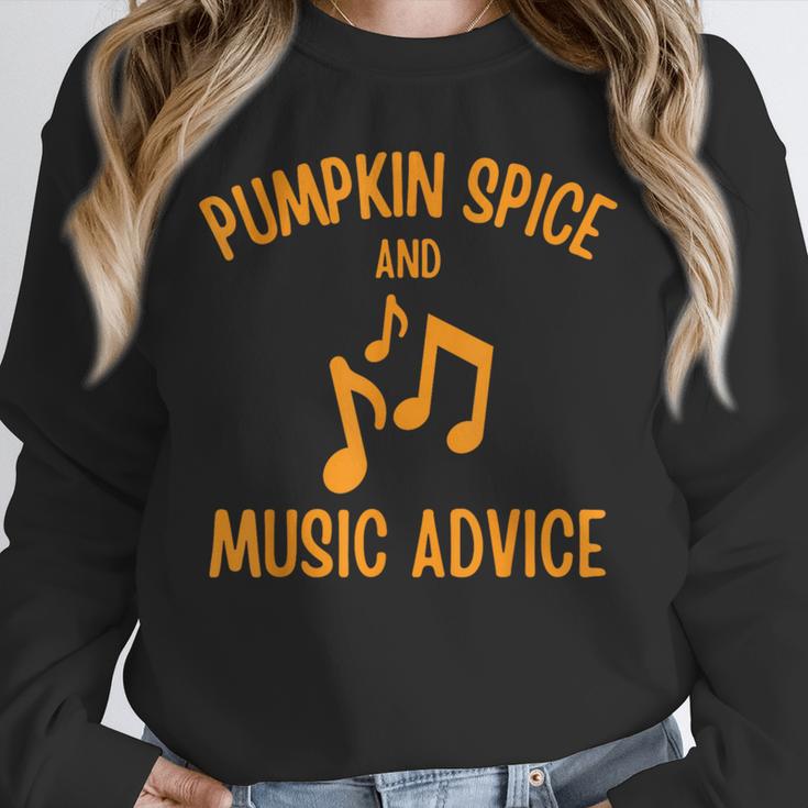 Pumpkin Spice And Music Advice Music Teacher Halloween Unisex Sweatshirt, novelty gifts, funny gifts Pumpkin Spice And Music Advice Music Teacher Halloween Unisex Sweatshirt, novelty gifts, funny gifts