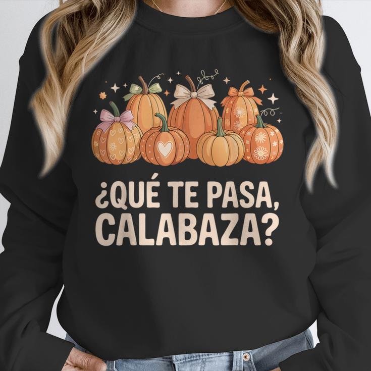 Qué Te Pasacalabaza Fall Immersion Teacher Spanish Teacher Unisex Sweatshirt, novelty gifts, funny gifts Qué Te Pasacalabaza Fall Immersion Teacher Spanish Teacher Unisex Sweatshirt, novelty gifts, funny gifts