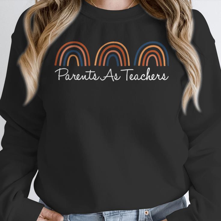 Rainbow Parents As Teachers Early Childhood Educator PAT Unisex Sweatshirt, novelty gifts, funny gifts Rainbow Parents As Teachers Early Childhood Educator PAT Unisex Sweatshirt, novelty gifts, funny gifts