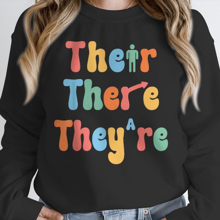 There Their They'Re English Class Grammar Joke Teacher Unisex Sweatshirt, novelty gifts, funny gifts There Their They'Re English Class Grammar Joke Teacher Unisex Sweatshirt, novelty gifts, funny gifts