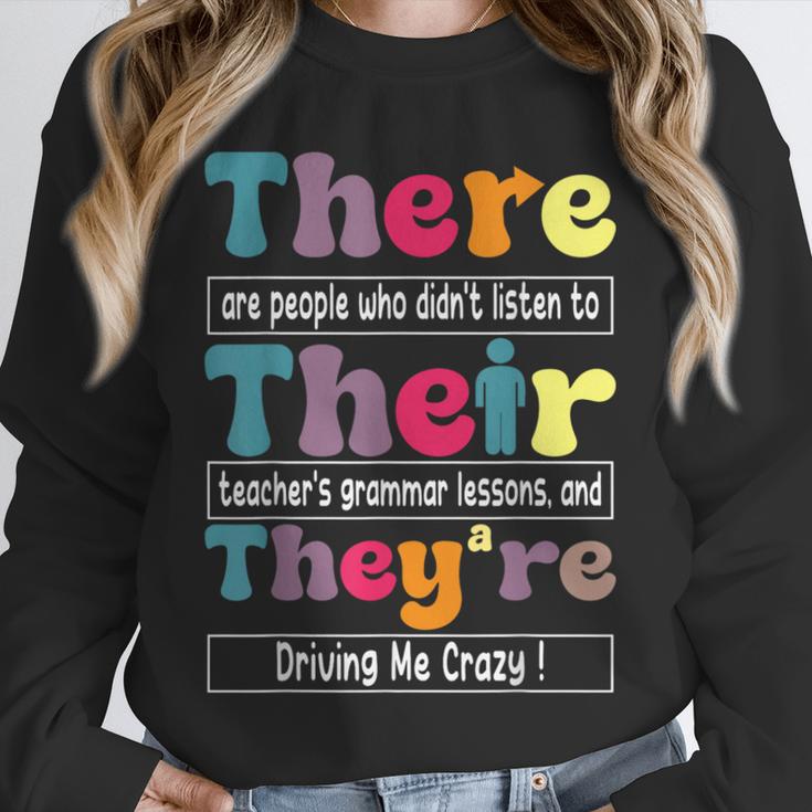 There Their They'Re English Teacher Grammar Memes Unisex Sweatshirt, novelty gifts, funny gifts There Their They'Re English Teacher Grammar Memes Unisex Sweatshirt, novelty gifts, funny gifts