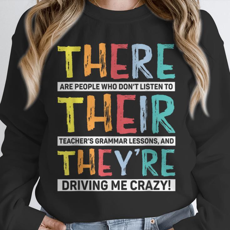 There Their They’Re Grammar Joke For English Teacher Student Unisex Sweatshirt, novelty gifts, funny gifts There Their They’Re Grammar Joke For English Teacher Student Unisex Sweatshirt, novelty gifts, funny gifts